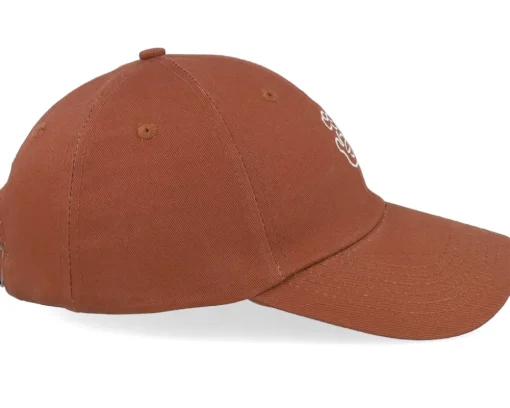 Contour Hand Burnt Sienna Dad Cap - Santa Cruz