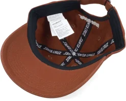 Contour Hand Burnt Sienna Dad Cap - Santa Cruz