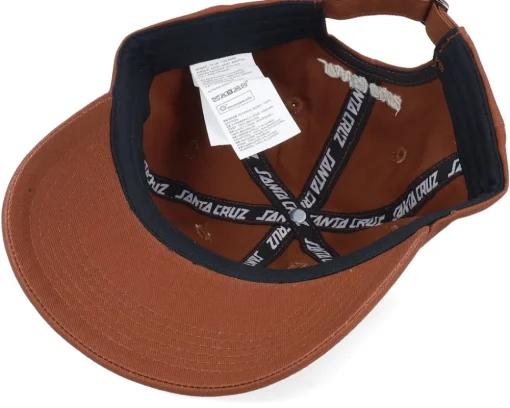 Contour Hand Burnt Sienna Dad Cap - Santa Cruz