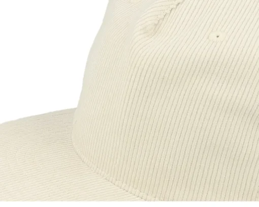 Cord Ivory 5-panel Halfmoon Snapback - Equip
