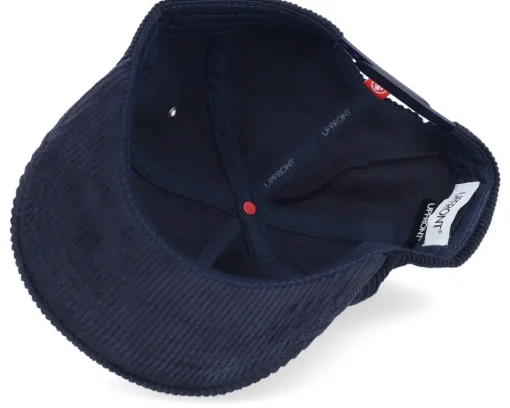 Corduroy Baseball Cap Navy Dad Cap - Upfront