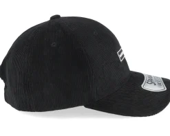 Corduroy Cap Black Adjustable - Bauer