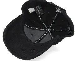 Corduroy Cap Black Adjustable - Bauer