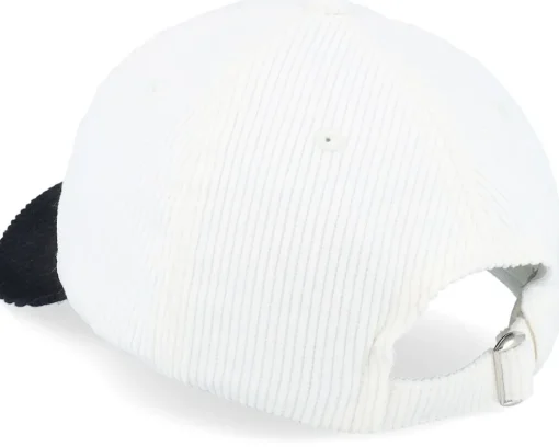 Corduroy Off White/Black Dad Cap - Equip