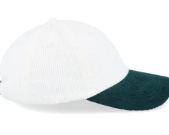 Corduroy Off White/Dark Forest Dad Cap - Equip