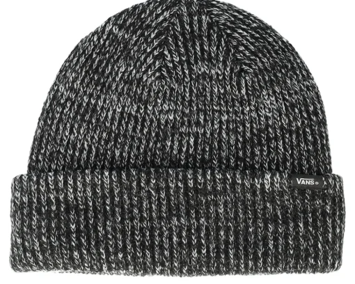Core Basics Beanie Black Heather Cuff - Vans