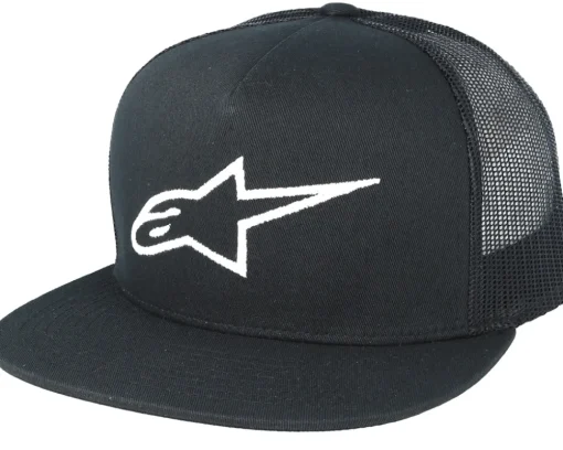 Corp Black Trucker Snapback - Alpinestars