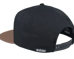 Corp Black/Brown Snapback - Etnies