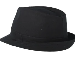 Cotton Black Trilby - Stetson
