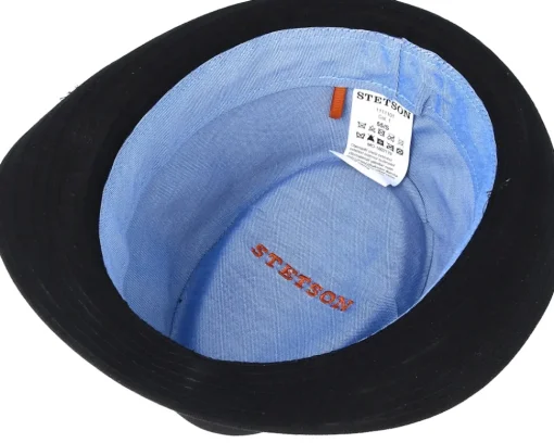 Cotton Black Trilby - Stetson
