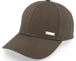 Cotton Fabric Baseball Cap Khaki Adjustable - Seeberger