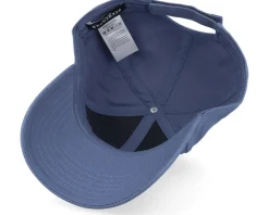 Cotton Fabric Baseball Cap Steel Blue Adjustable - Seeberger