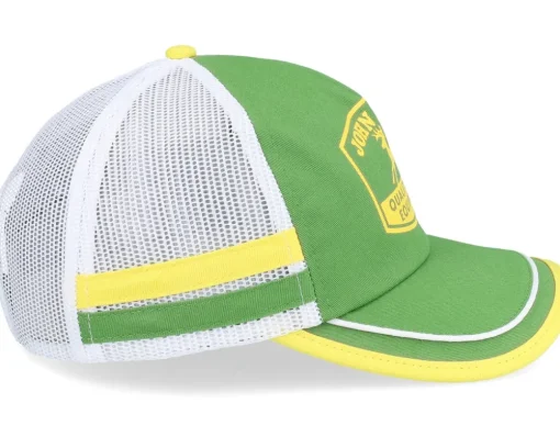 Cotton/Twill Mesh Green Trucker - John Deere