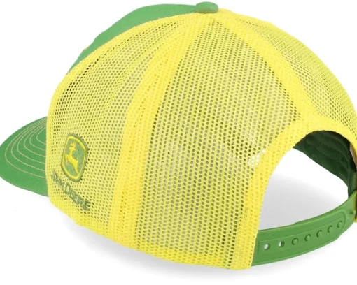 Cotton/Twill Mesh Yellow Trucker - John Deere