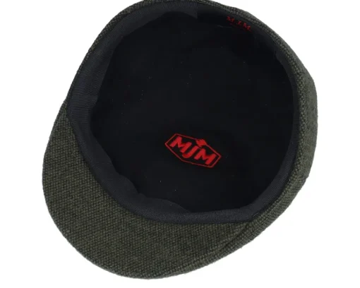 Country Wool Mix 33 Green Flat Cap - MJM Hats