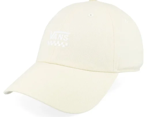 Court Side Curved Bill Jockey Almond Oil Dad Cap - Vans