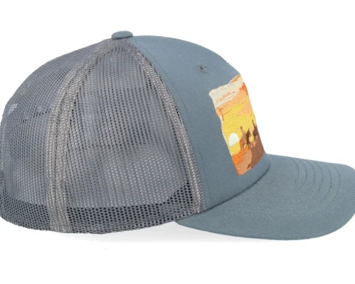 Cowboy Grey A-Frame Trucker - Jim Pilleus