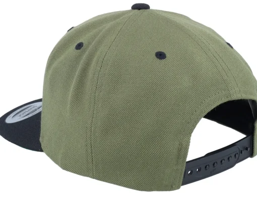 Crazy Smiley Black/Olive/Black Snapback - Iconic
