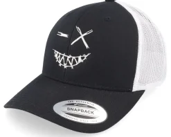 Crazy Smiley Retro 2 Tone Black/White Trucker - Iconic