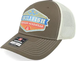 Crimsonwave Logo 112fp Split Chocolate Chip/Birch Trucker - Skillfish