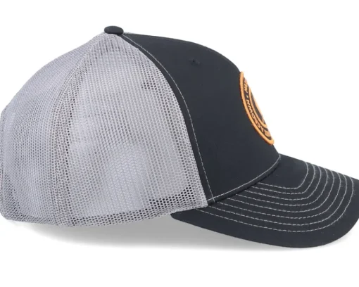 Crown Badge Bronze Black/Grey Trucker - Hatstore