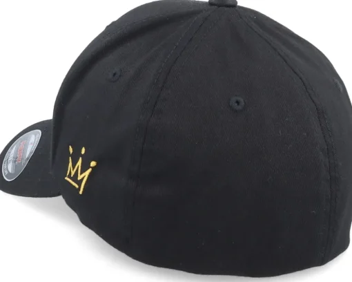 Crown Side Emroidered Black Flexfit - Iconic