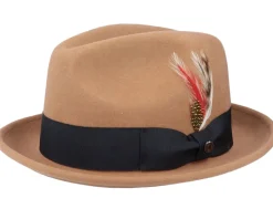 Crushable Blues Pecan Trilby - Jaxon & James