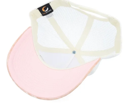 Crying Girl Pop Art Velvet White/Peah/Ivory A-Frame Trucker - Calza Pennello