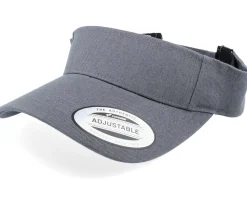 Curved Dark Grey Visor - Yupoong