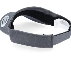 Curved Dark Grey Visor - Yupoong
