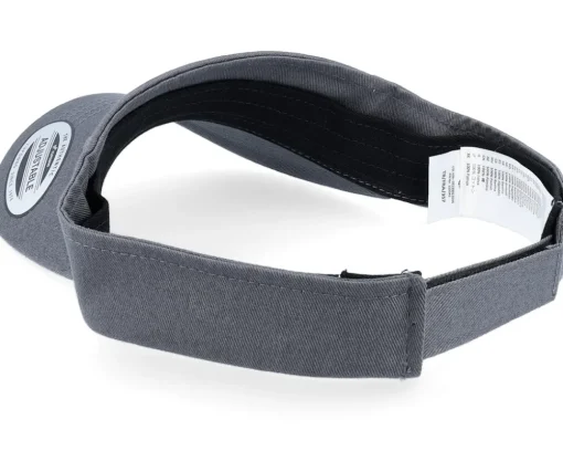 Curved Dark Grey Visor - Yupoong