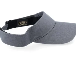 Curved Dark Grey Visor - Yupoong