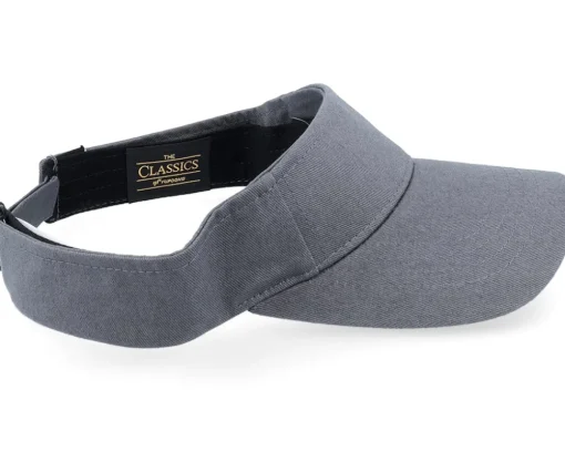 Curved Dark Grey Visor - Yupoong