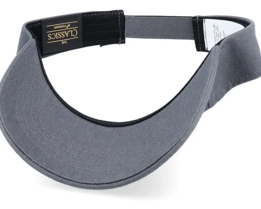 Curved Dark Grey Visor - Yupoong