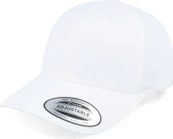 Curved White Adjustable - Yupoong