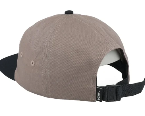 Cushman Jockey Deep Taupe/Black Strapback - Vans