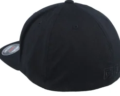 3d Black Pride Logo Black Flat Brim Fitted - Fair