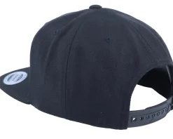 3D Captain Black Snapback - Blackletter