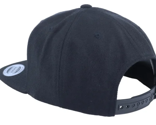 3D Captain Black Snapback - Blackletter