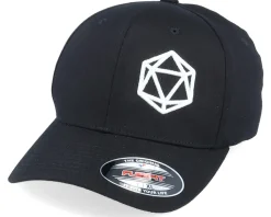 3D D20 Black Flexfit - Gamerz