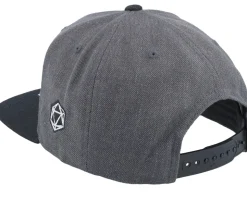 D4 Dice Ultimate Pain Charcoal/Black Snapback - Critiql Hit