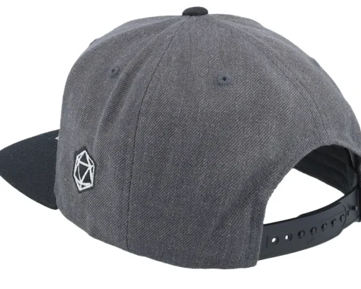 D4 Dice Ultimate Pain Charcoal/Black Snapback - Critiql Hit