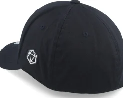 D4 Dice Ultimate Pain Wooly Combed Black Flexfit - Critiql Hit