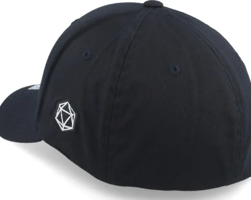 D4 Dice Ultimate Pain Wooly Combed Black Flexfit - Critiql Hit