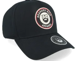3D Logo Patch Black A-Frame Adjustable - Bearded Man