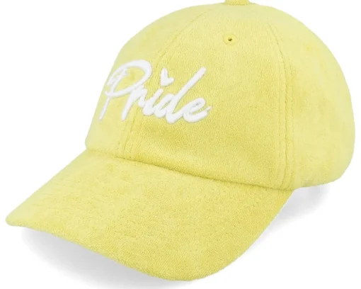 3d Pride Logo Frotte Terry Yellow Dad Cap - Fair