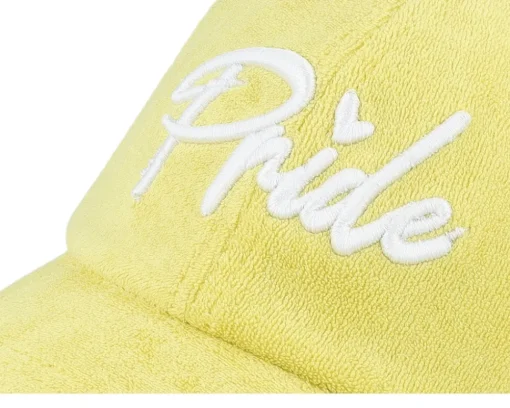 3d Pride Logo Frotte Terry Yellow Dad Cap - Fair