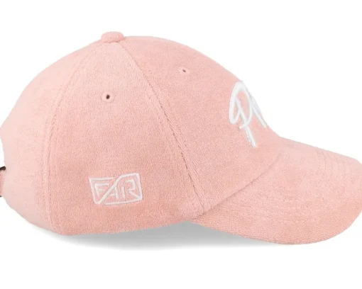 3d Pride Logo Frotte Terry Light Pink Dad Cap - Fair