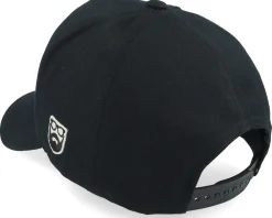 3D Sport Logo Side Patch Black A-Frame Adjustable - Bearded Man