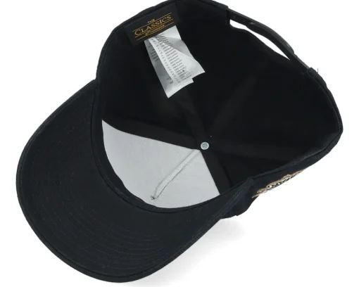 3D Sport Logo Side Patch Black A-Frame Adjustable - Bearded Man